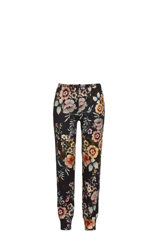 Ringella Bloomy Dames pyjama: Fleece top, bedrukte broek ( RIN.355 )
