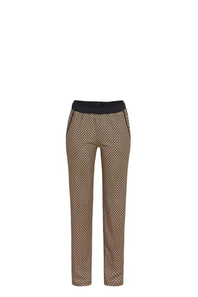 Ringella Bloomy Dames Pyjama: Bruin / beige ( RIN.479 )