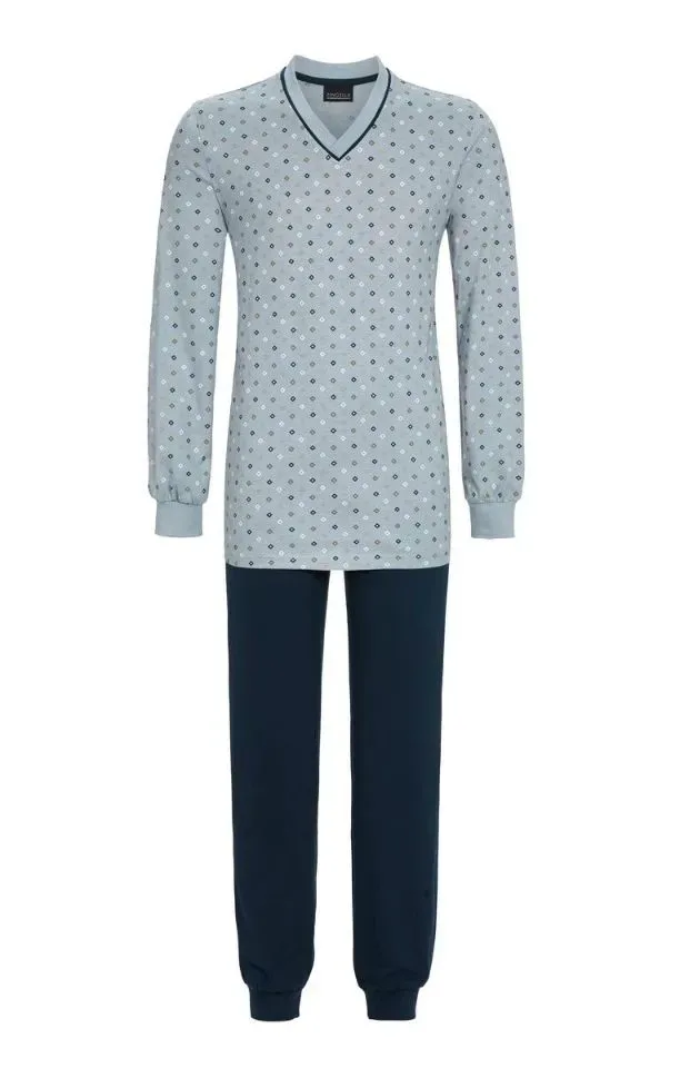 Ringella Heren pyjama: V hals, 100% katoen ( RIN.483 )