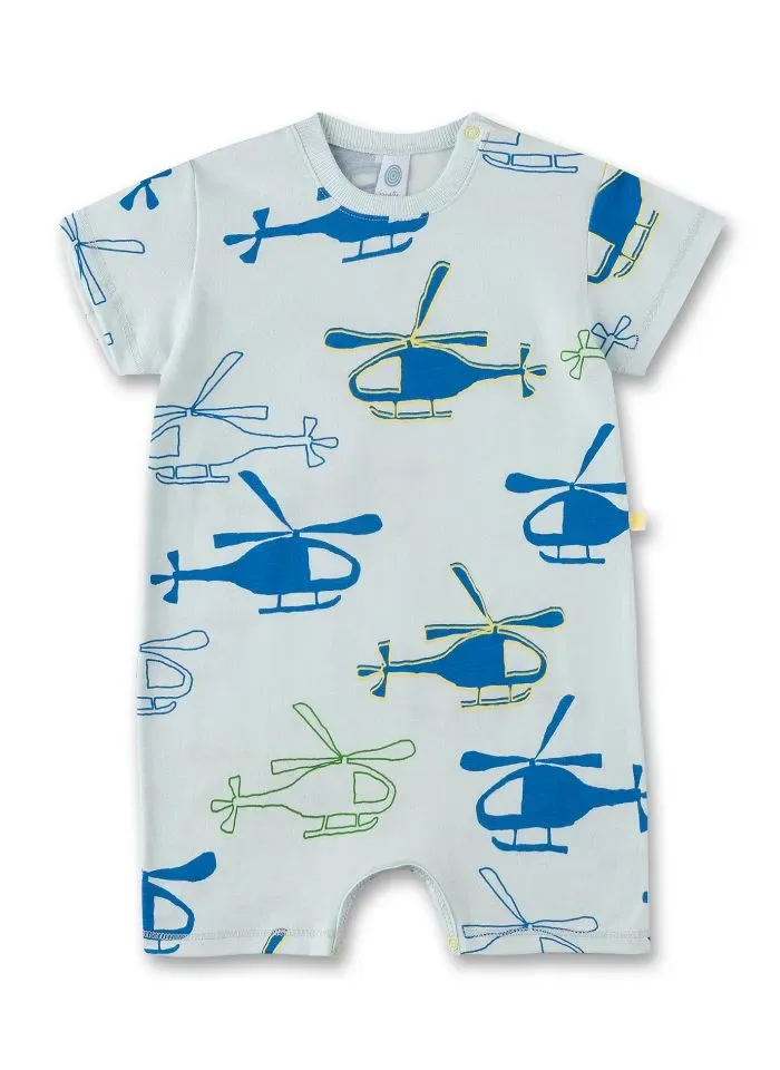 Sanetta Jongens pyjama: Kruippak, kort mouw ( SAN.98 )