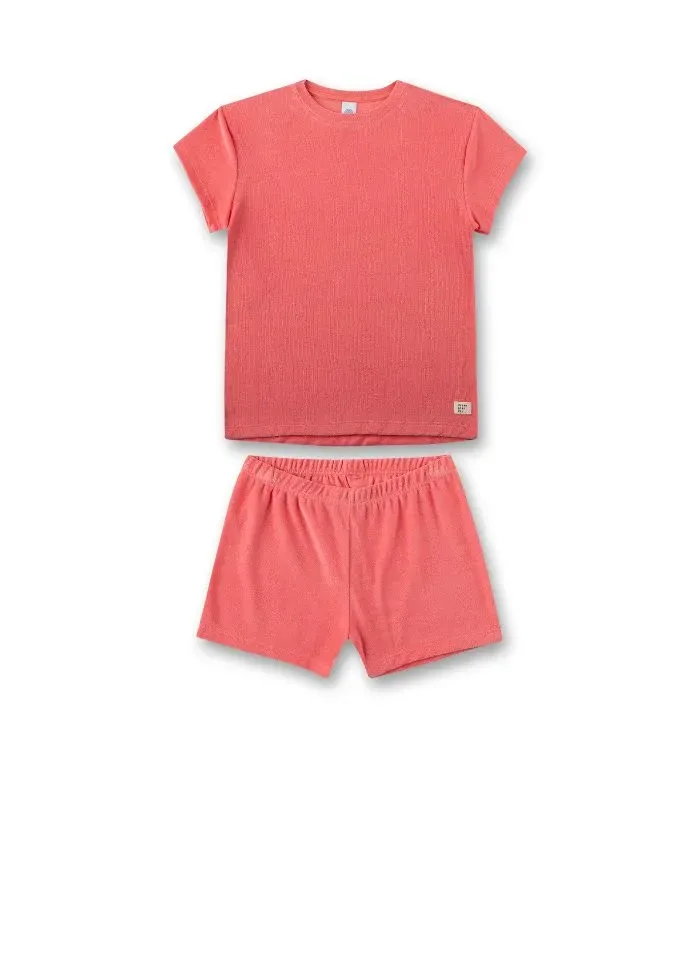 Sanetta Meisjes Pyjama: Badstof, korte mouw / short ( SAN.102 )