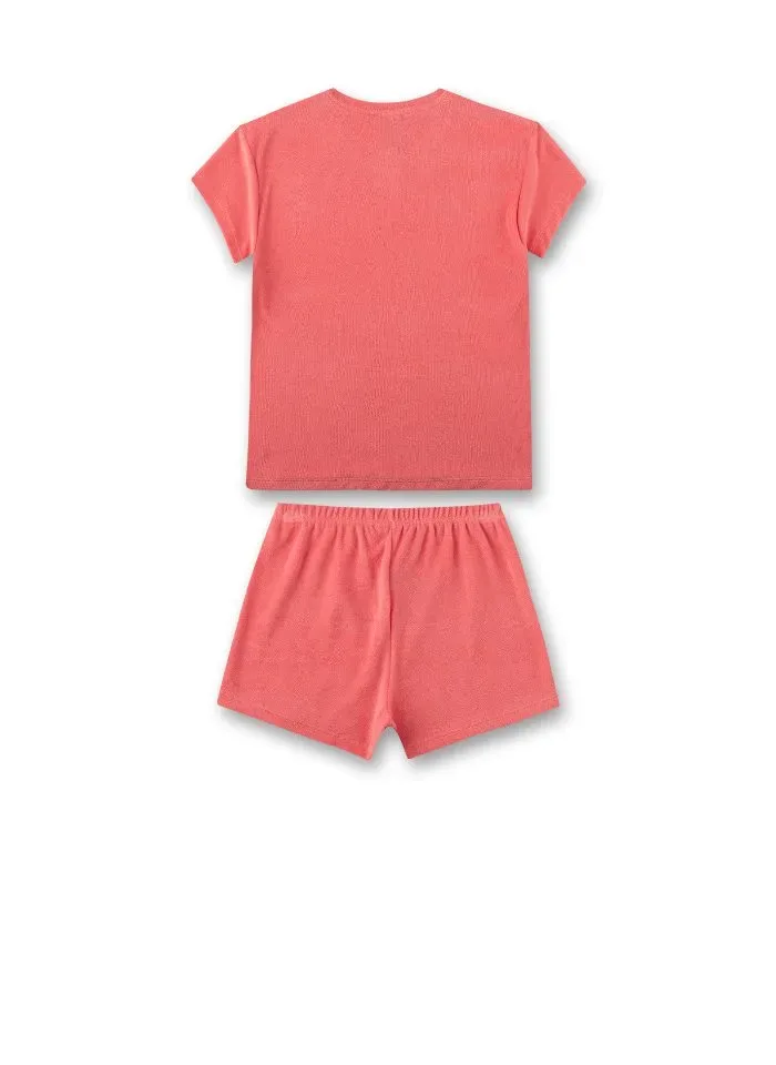 Sanetta Meisjes Pyjama: Badstof, korte mouw / short ( SAN.102 )
