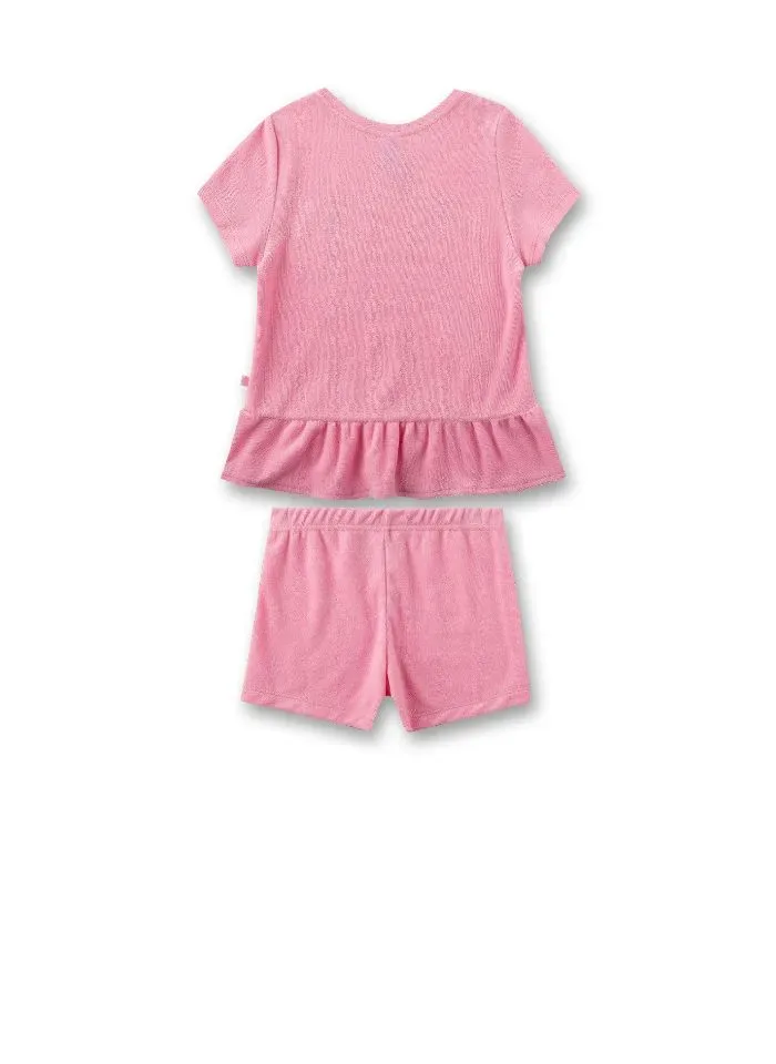 Sanetta Meisjes Pyjama: Badstof, korte mouw / short ( SAN.103 )