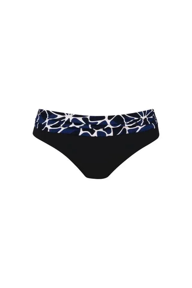 Anita Bikini: Blauw, full cup met beugel, midi slip ( Tot cup G ) ( ANI.292 )
