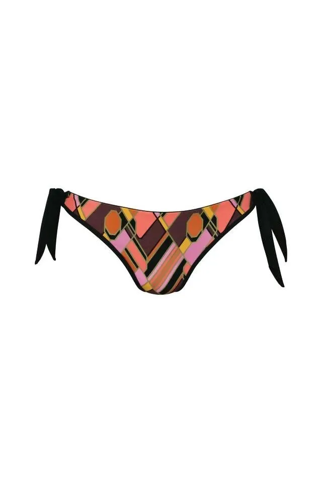 Rosa Faia Bikini: omkeerbaar ( geprint of zwart effen ), Halter model  ani.300