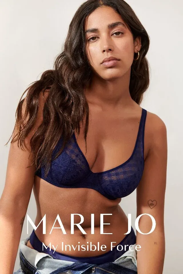 Marie Jo Bh: Pluch Half padded, Jereme, Saffier blauw ( Europese Maten ) ( MJO.104 )