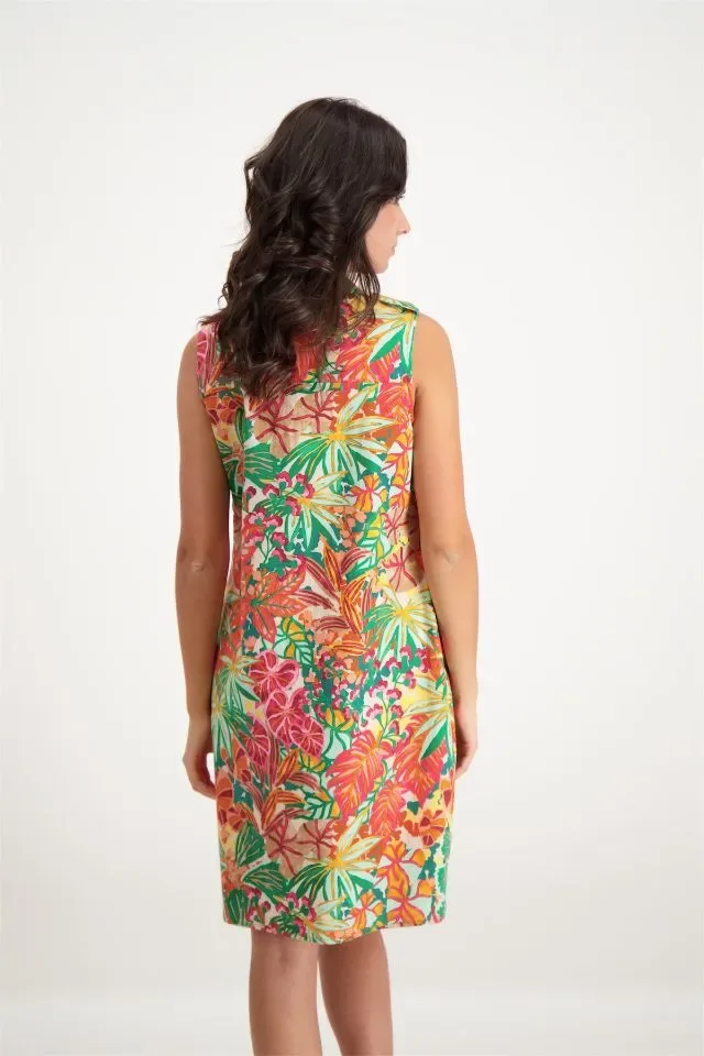 Signe Nature Kleed: Mouwloos, multicolor ( Signe.1198 )