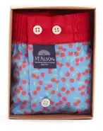 MC Alson Boxershort Heren: Kersen, los model, ingewerkte slip ( MCA.25 )