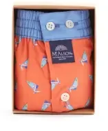 MC Alson Boxershort Heren: Zeilen, los model, ingewerkte slip ( MCA.24 )