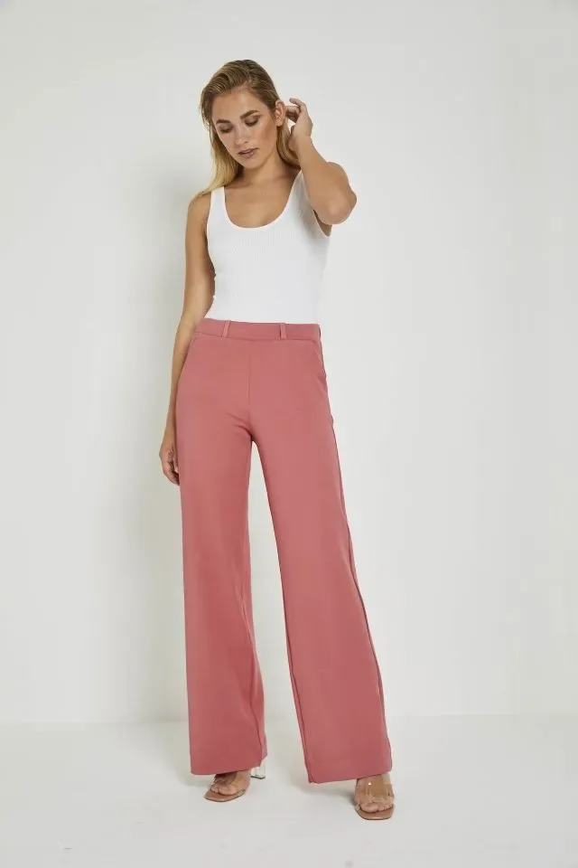 Para Mi broek Mira Elastic: Coral, Twill Jersey ( PARA.309 )