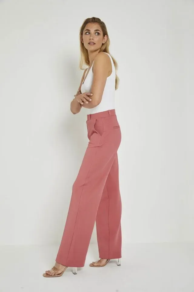 Para Mi broek Mira Elastic: Coral, Twill Jersey ( PARA.309 )