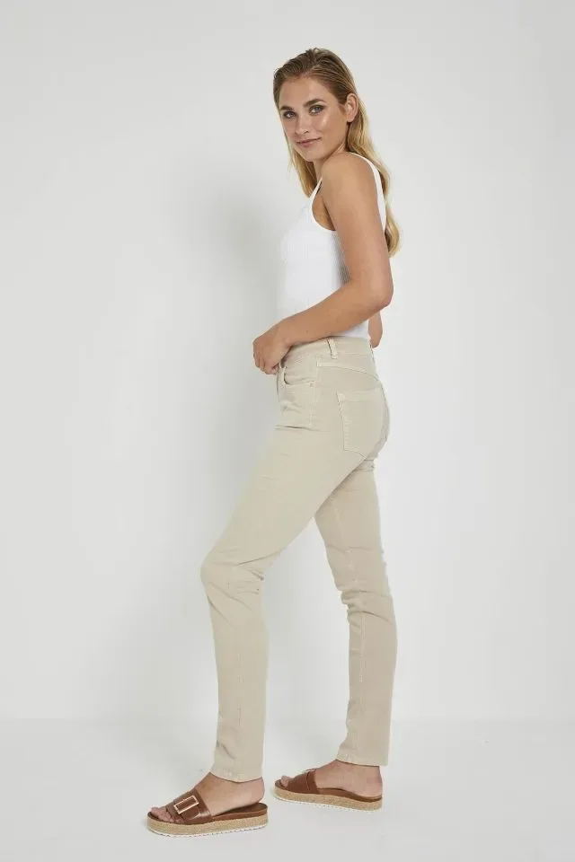 Para Mi broek Celine, Tinted Denim Beige ( PARA.313 )