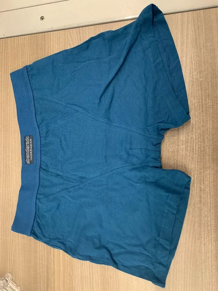 Abanderado Boxers heren met opening: Duopack, Blauw / grijs ( ABA.1 )