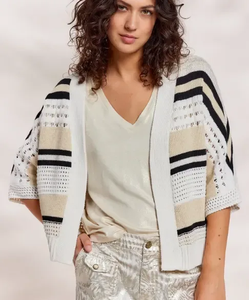 Summum Cargidan Grof gebreid: Ecru / beige tinten ( SUM.71 )