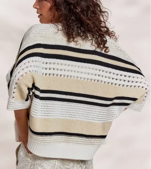 Summum Cargidan Grof gebreid: Ecru / beige tinten ( SUM.71 )