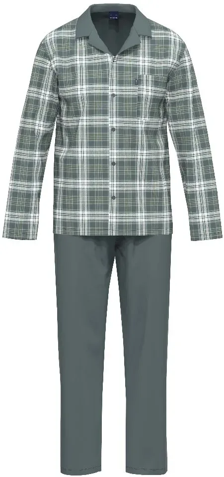 Ammann Heren Pyjama: Doorknoop, jersey stof ( amm.605 )