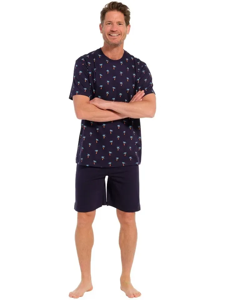 Pastunette heren pyjama: Korte mouw / Short, 100% Katoen ( pas.23 )
