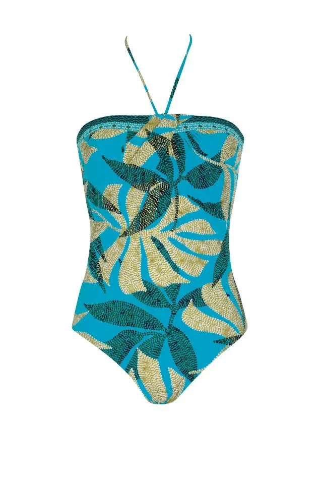 Sunflair Badpak: Strapless, turkoise ( sunf.169 )