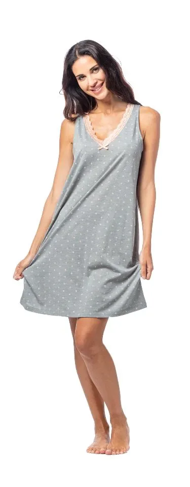 Egatex nachthemd dames: Mousloos tot 3XL ( EGA.407 )