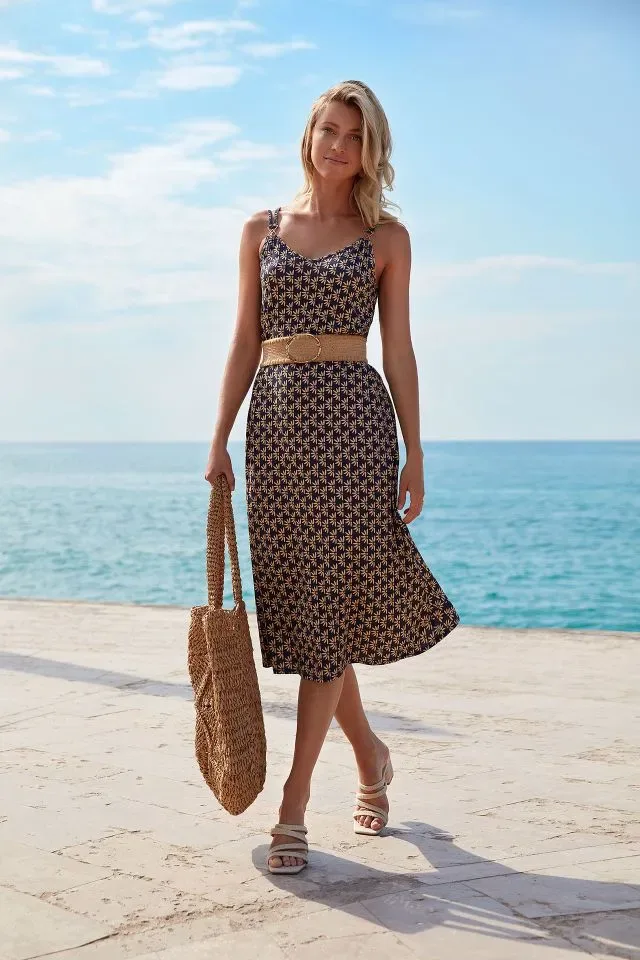 Janira Kleed: Margaret, Jersey stof, Lang model ( JAN.238 )