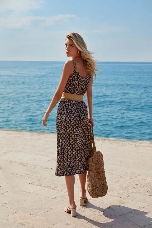 Janira Kleed: Margaret, Jersey stof, Lang model ( JAN.238 )
