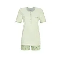 Ringella dames pyjama: Korte mouw / short, groen ( RIN.488 )