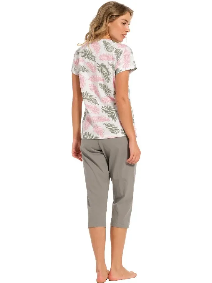 Pastunette Pyjama Dames: Korte mouw, 3/4 broek ( PAS.36 )