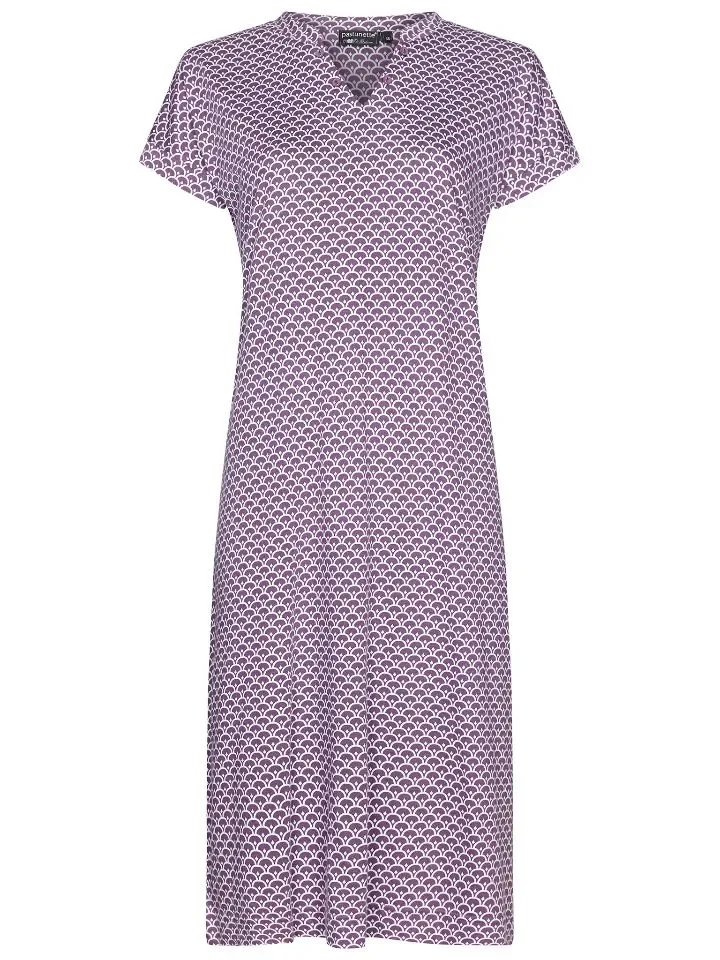 Pastunette Deluxe Nachthemd Dames: Korte mouw, 105cm ( tot maat 54 ) ( PAS.37 )