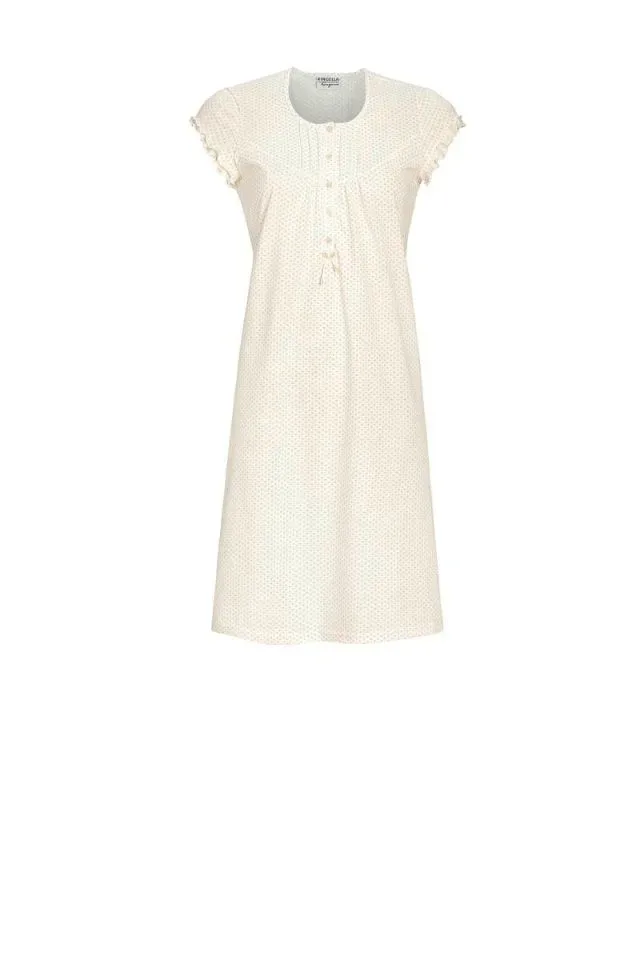 Ringella nachthemd dames: Beige, kapmouw ( RIN.493 )