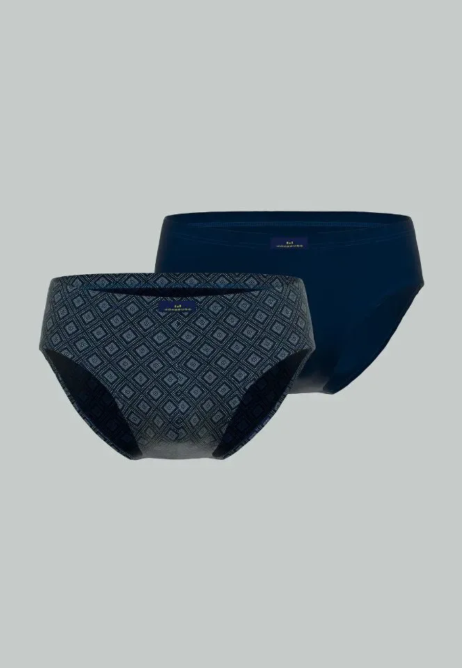 Gotzburg Slip Heren: Blauw, duopack ( GOT.54 )