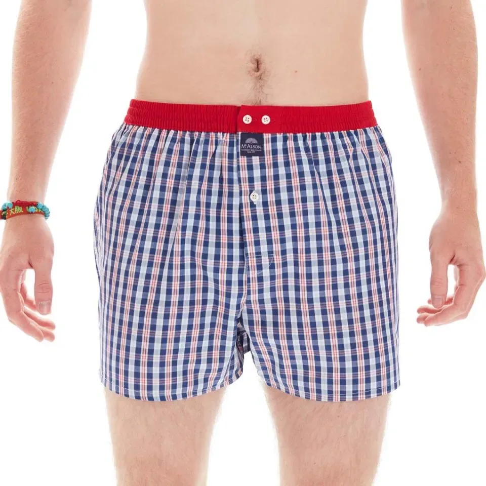 MC Alson Boxershort Heren: Carree, los model, ingewerkte slip ( MCA.28 )