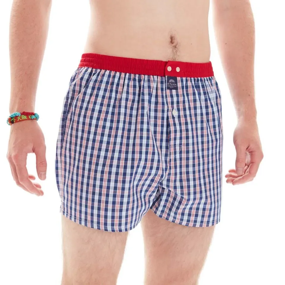 MC Alson Boxershort Heren: Carree, los model, ingewerkte slip ( MCA.28 )