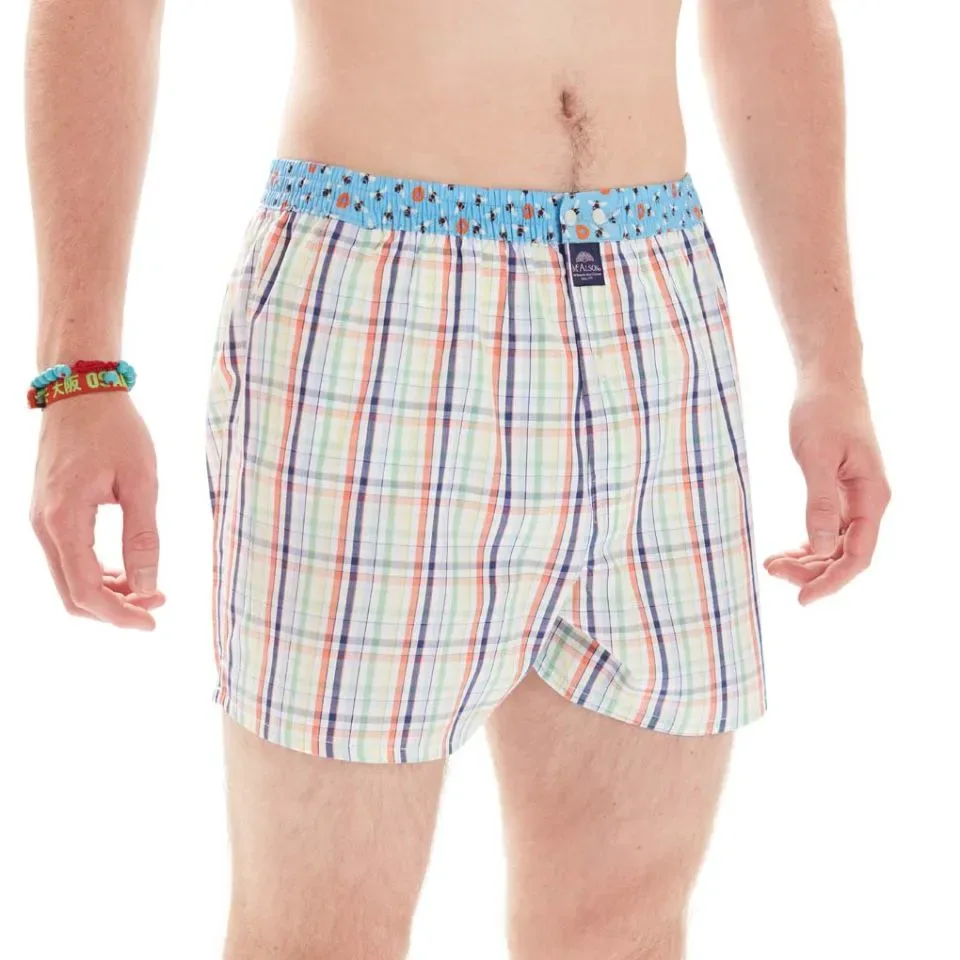 MC Alson Boxershort Heren: Carree, los model, ingewerkte slip ( MCA.30 )