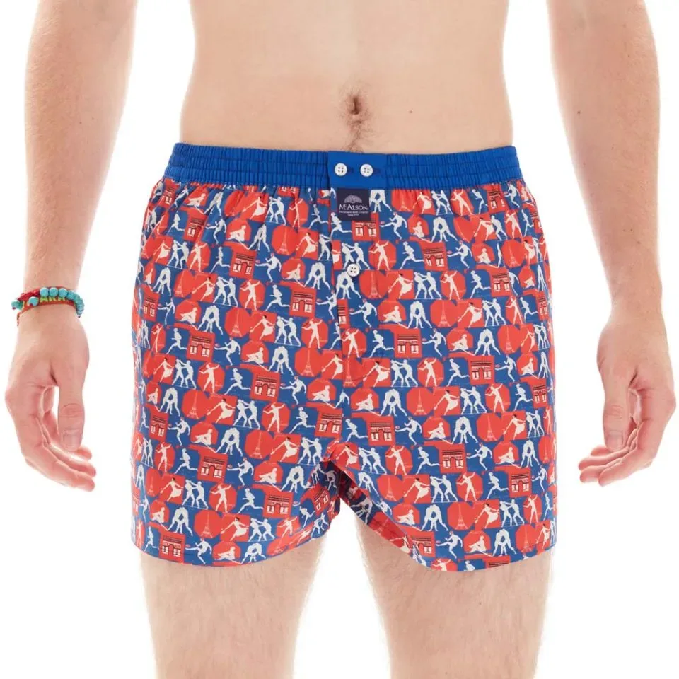 MC Alson Boxershort Heren: Olympische Spelen, los model, ingewerkte slip ( MCA.31 )