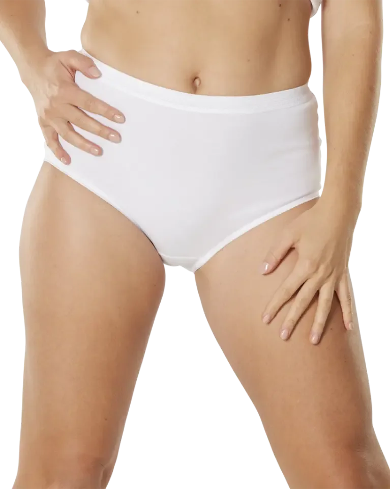 Dulcia Maxi slip: 4 pack, verkrijgbaar in wit en zwart ( DUL.1 / DUL.2 )