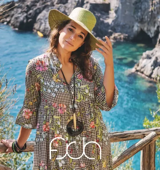 Fida zomer kleed: voiles ( TEX.767 )