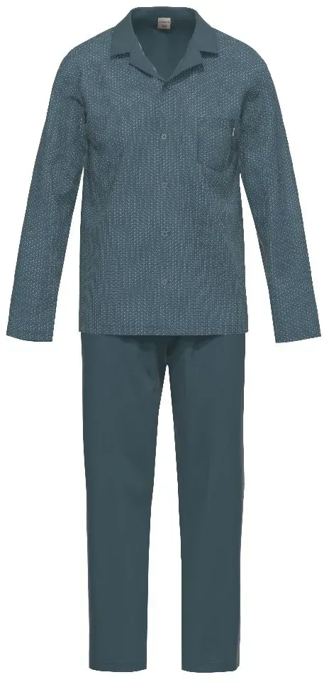 Ammann Heren Pyjama: Doorknoop model, tot 4xl ( AMM.625 )