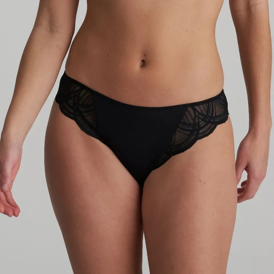 Marie Jo Rio slip: Cathia, Zwart, Laag model ( MJO.163 )