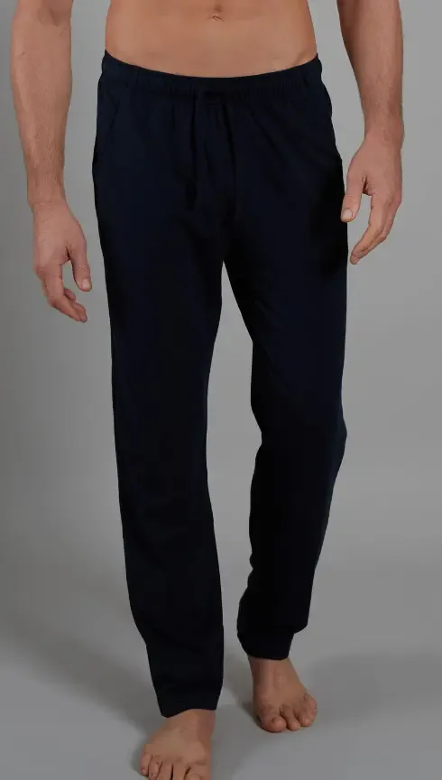 Ceceba Heren trainingsbroek: Jersey, donker blauw ( CEC.18 )