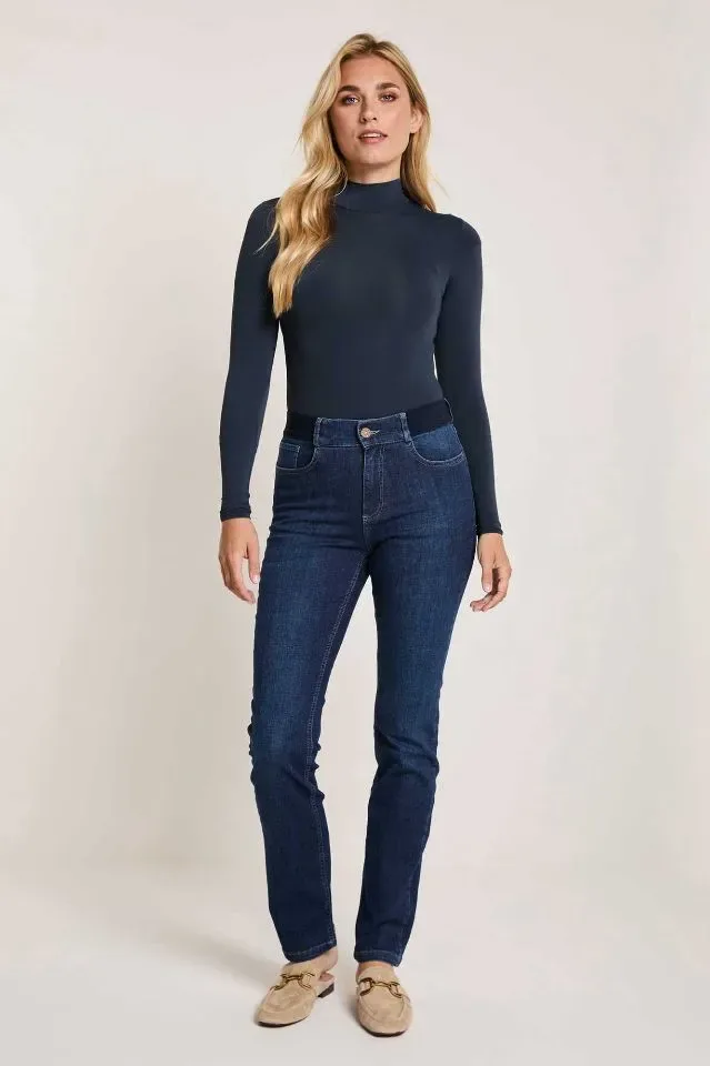 Para Mi jeans Broek: Angie ( Angela ), Elastic, Clean Indigo ( PARA.325 )