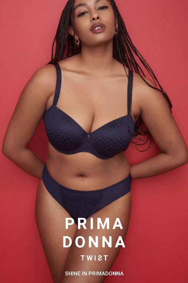 Prima Donna Twist BH: Yelapa, Voorgevormd balconet, Majestic Blue, Europese Maten ( pdo.288 )