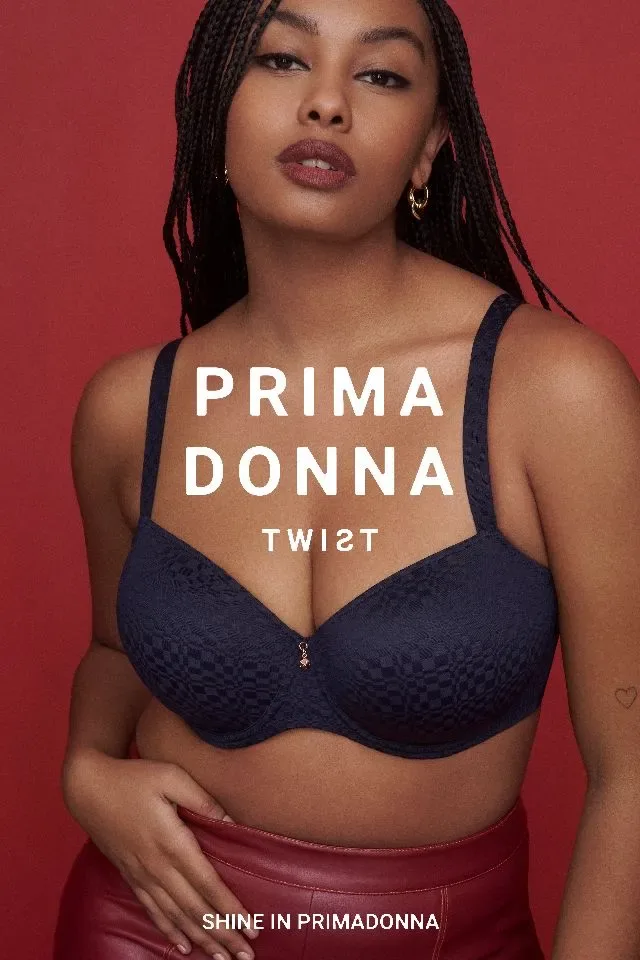 Prima Donna Twist BH: Yelapa, Voorgevormd balconet, Majestic Blue, Europese Maten ( pdo.288 )