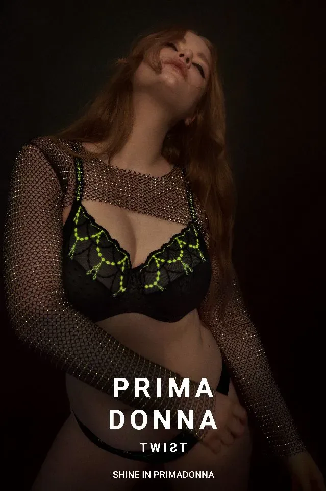 Prima donna Twist BH: Tepito, Full cup, Dark Glow, Europese Maten  pdo.267
