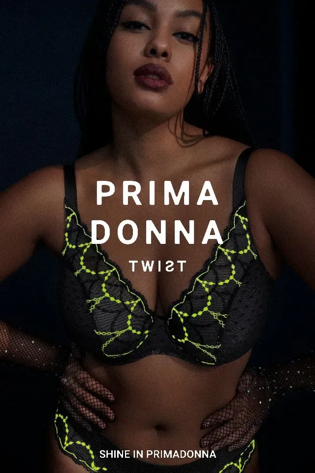 Prima donna Twist BH: Tepito, Half Padded, Dark Glow, Europese Maten ( PDO.268 )
