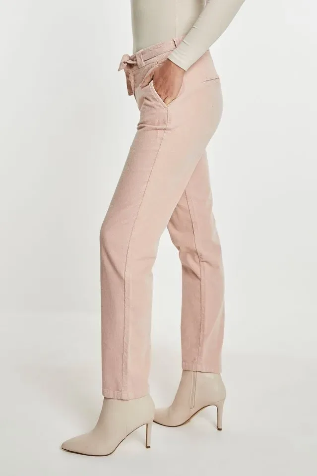 Para Mi Dames broek: Cate, Ribcord, old Pink ( fijn ribflwueel ) ( PARA.332 )