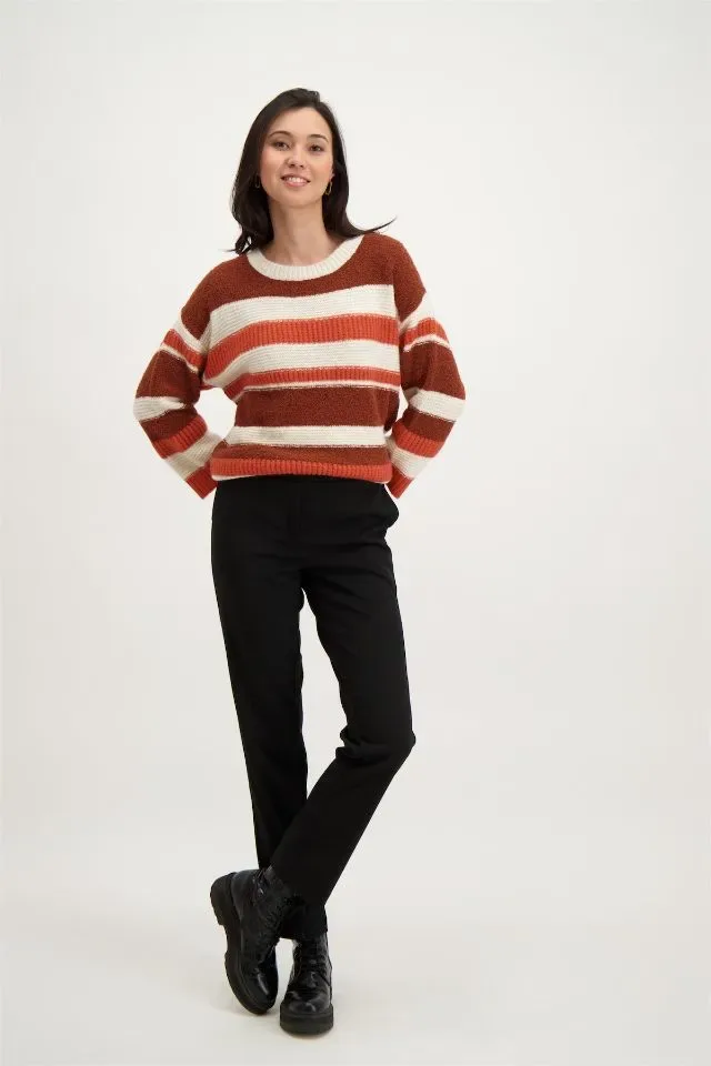 Signe Nature Pull: Ecru / Orange ( Signe.1242 )