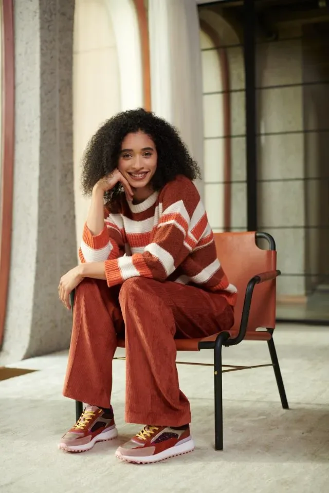 Signe Nature Pull: Ecru / Orange ( Signe.1242 )
