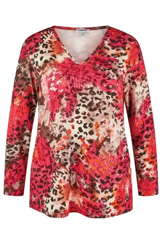 KJ Brand shirt: lange mouwen, V hals ( BRA.313 )