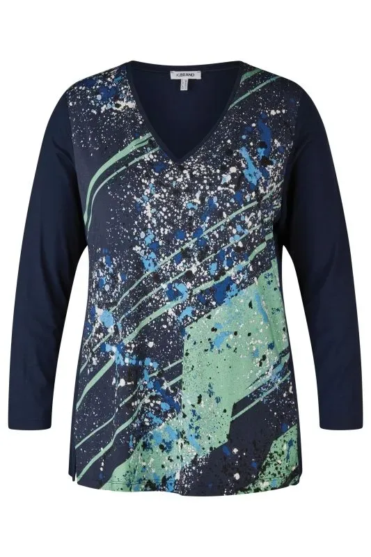 KJ Brand shirt: lange mouwen, V hals ( BRA.312 )
