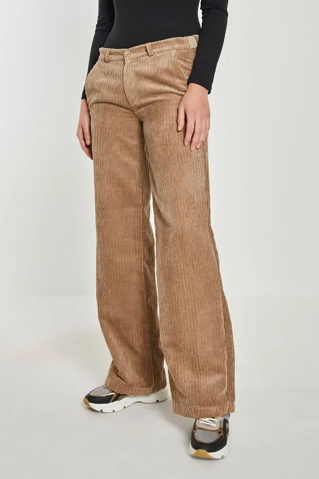 Para Mi Broek: Mira, elastic ribcord, beige marble ( PARA.333 )